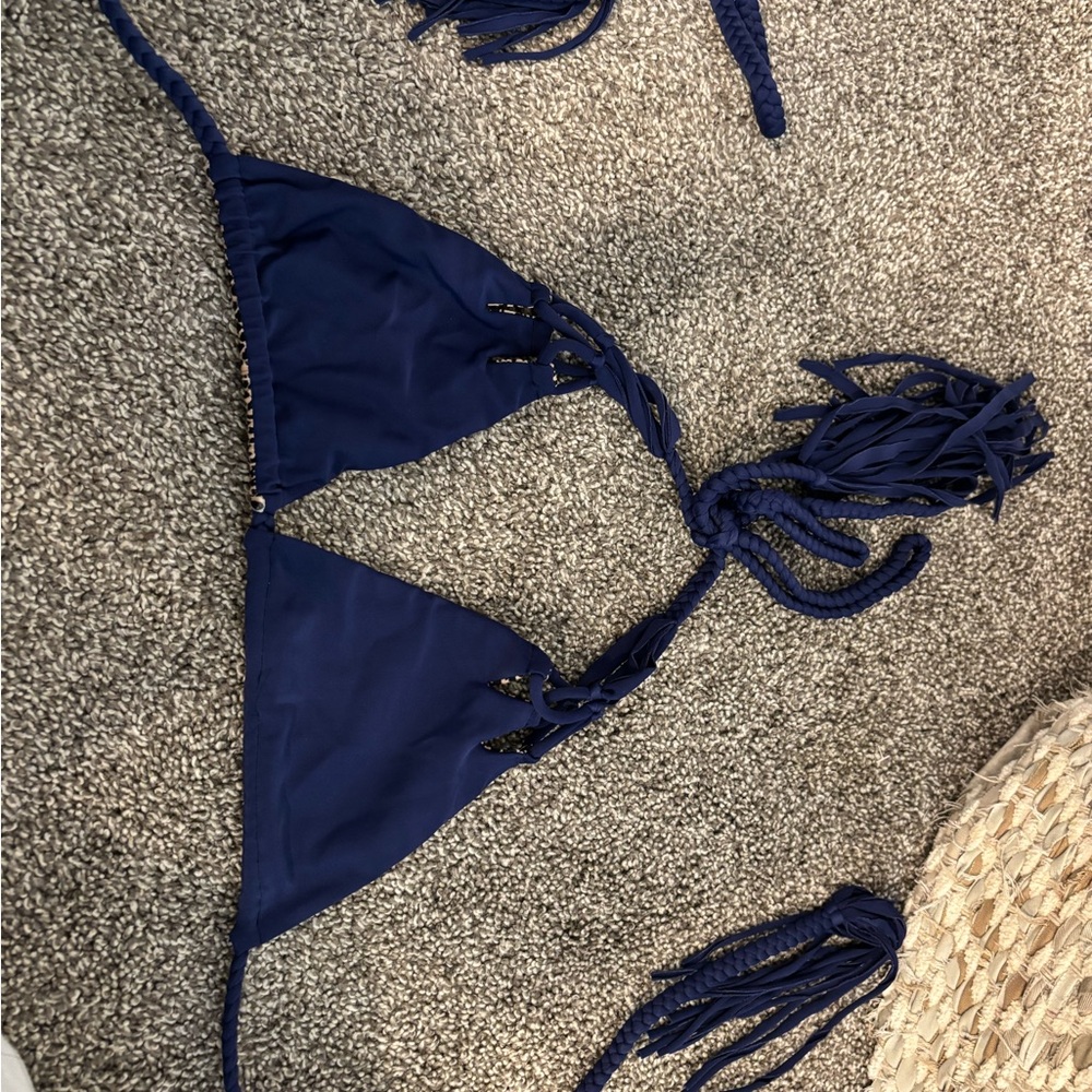 Acacia Swimwear Navy Bikini